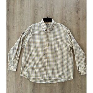 Alan Flusser Shirt Mens 2XL Multicolor Button Up Long Sleeve Front Pocket